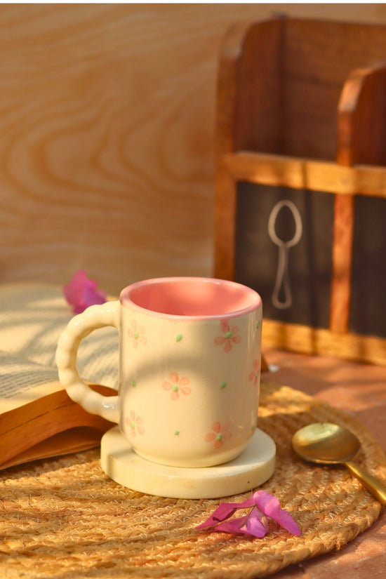 Rosy Days Mug handmade in India