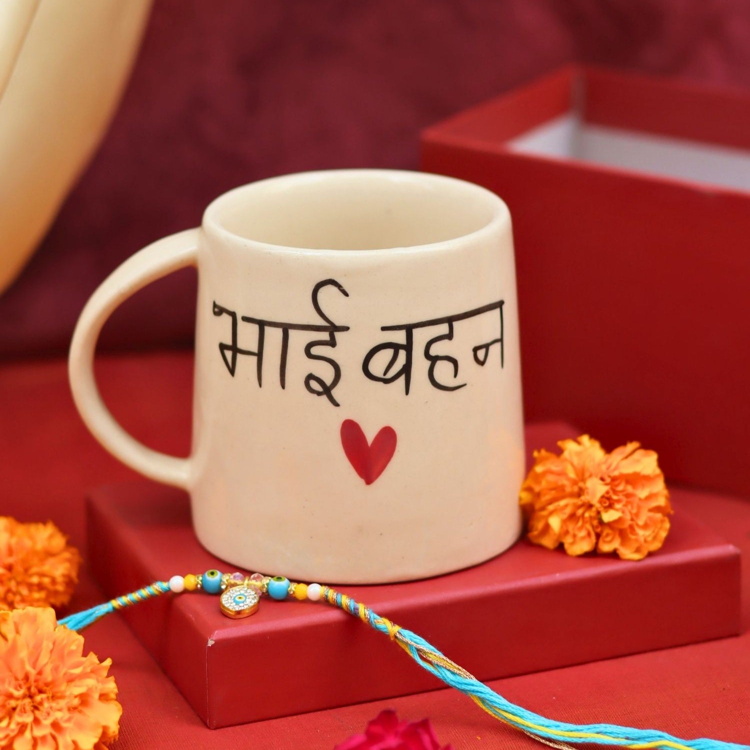 Bhai Behan - Rakhi Gift Box made by ceramic