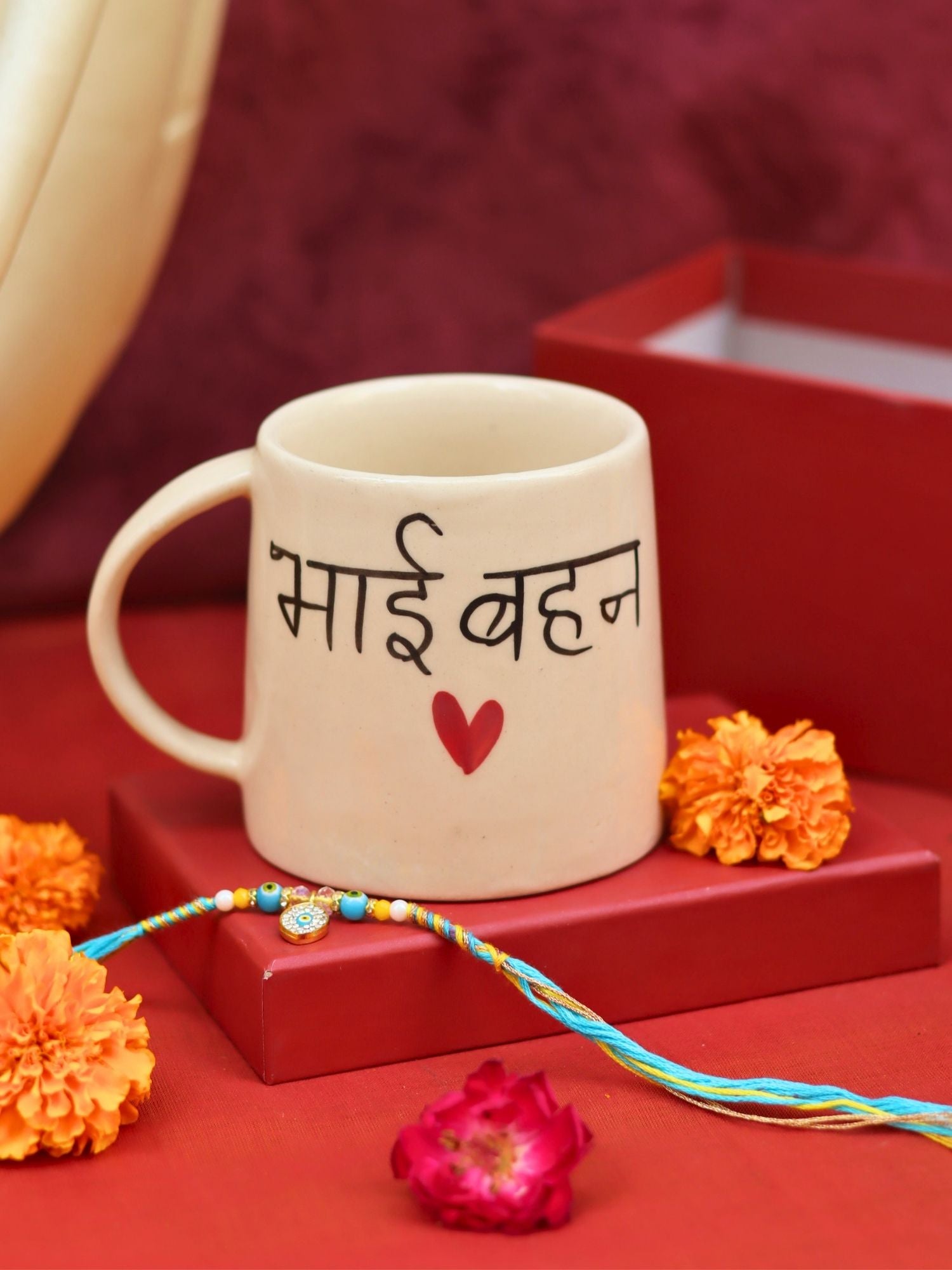Bhai Behan - Rakhi Gift Box made by ceramic