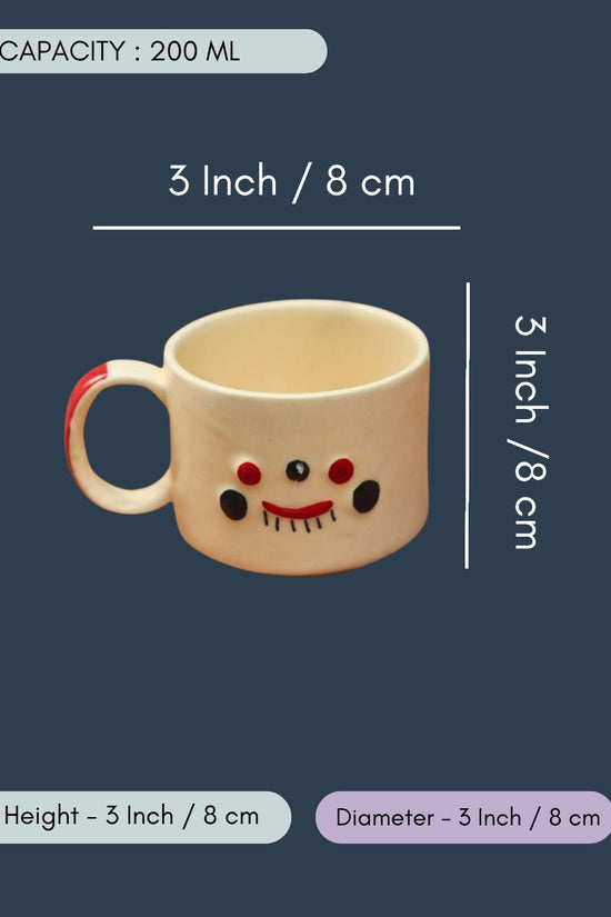 Quirky face mug