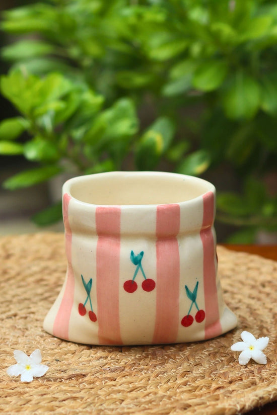 Striped Pouch Mug with premium quality material