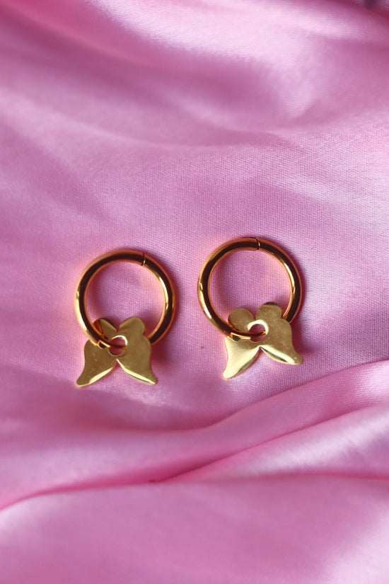 Waterproof Butterfly Drop Earrings