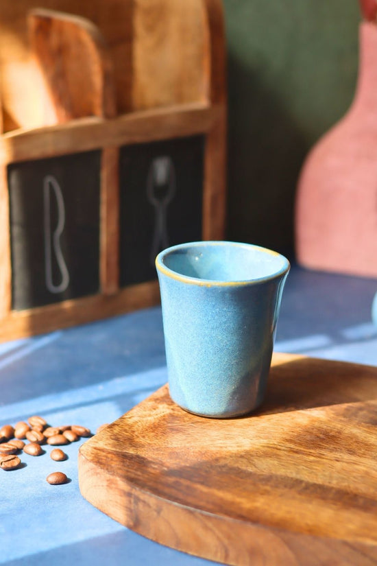 Blue Chai Kulhad handmade in India