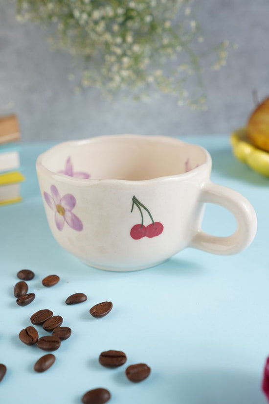 Handmade Cherry Fields Mug
