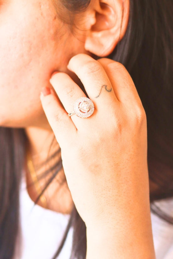 Timeless Halo Ring with premium quality material