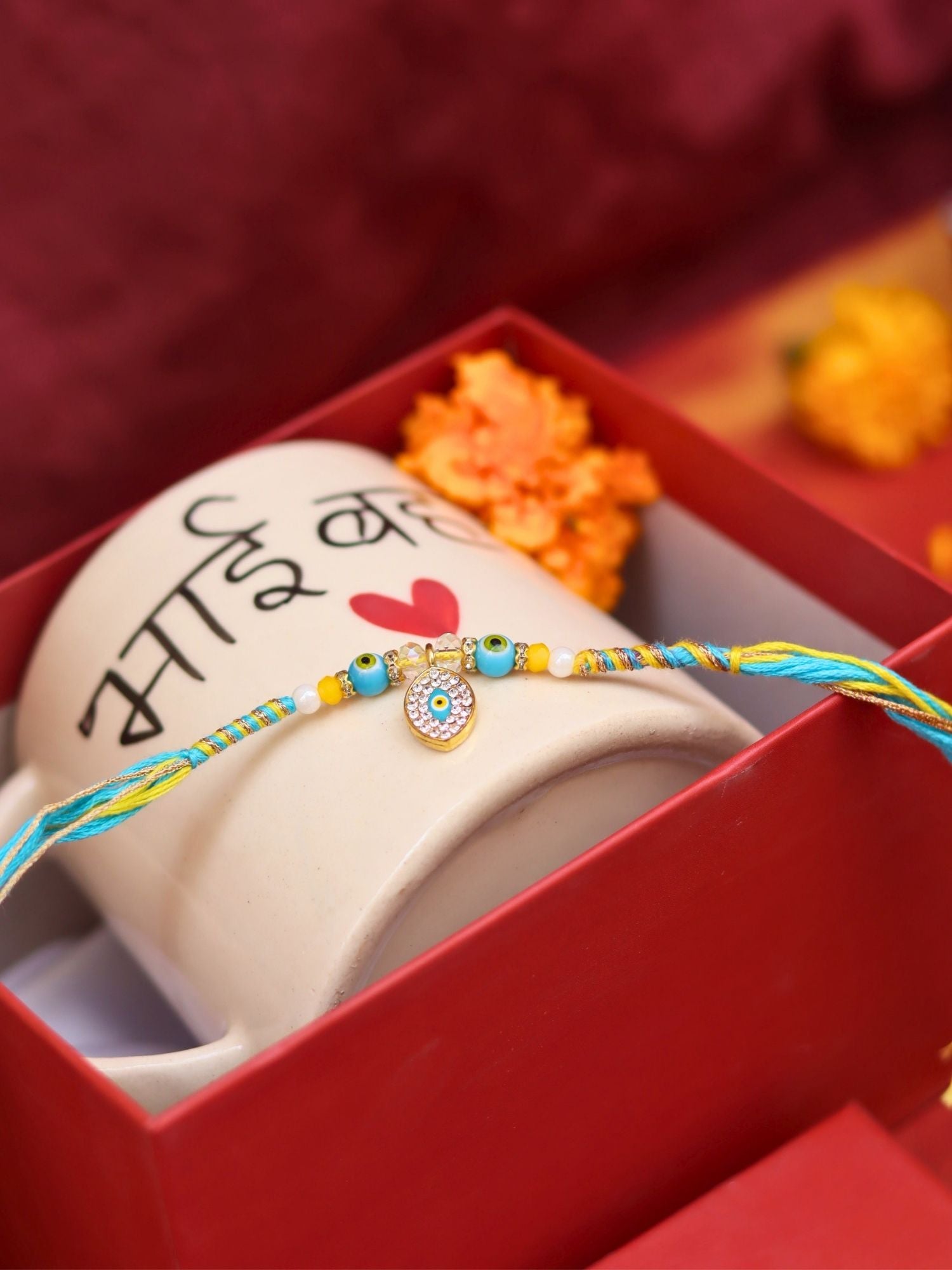 Bhai Behan - Rakhi Gift Box handmade in India