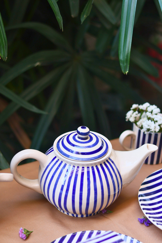 Handmade ceramic tea pot