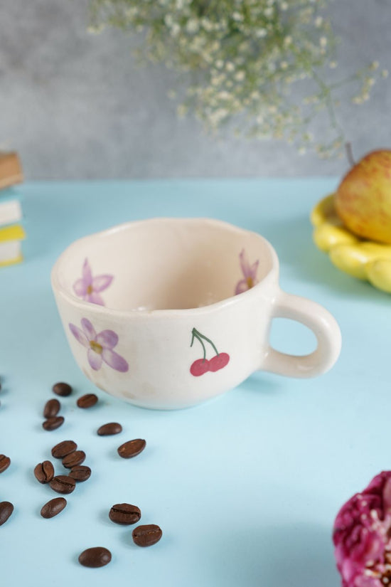 Cherry Fields Mug made by ceramic