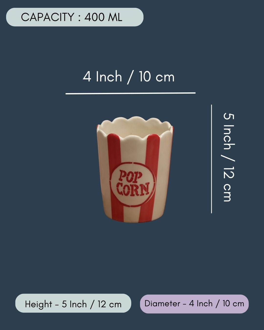 Popcorn Tub - Large