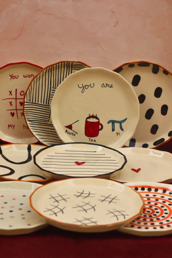 Set of 10 Best selling Snack Plates (For the Price of 7) handmade in India