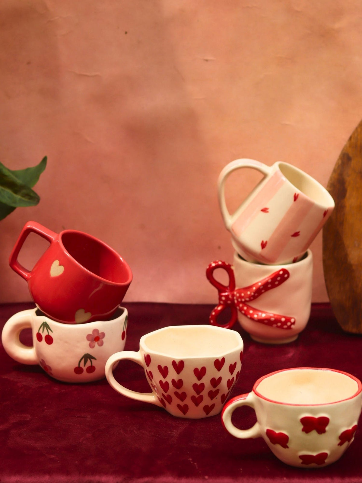 Set of 6 Heartwarming Mugs (for the price of 5) with premium quality material