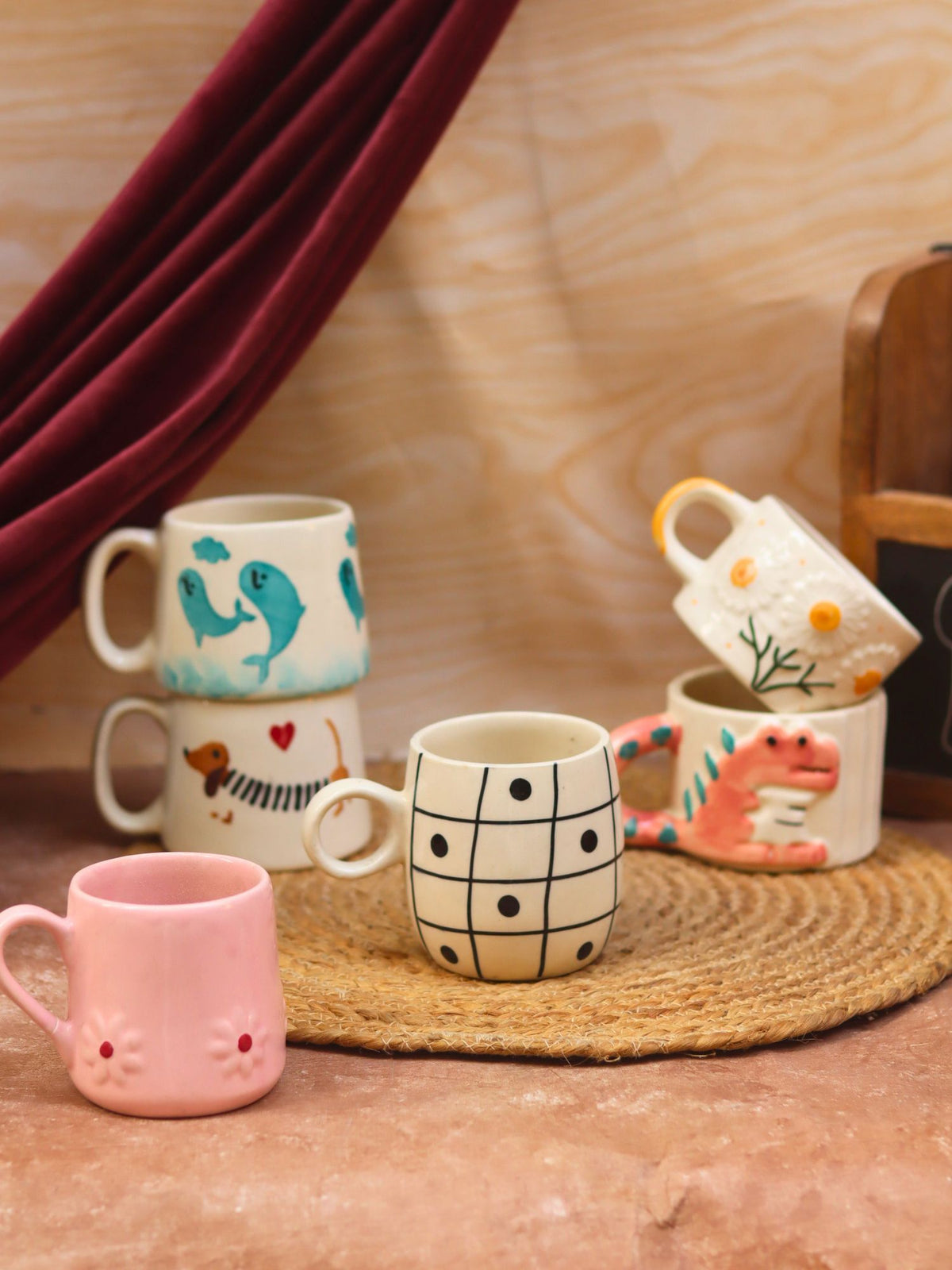 handmade Set of 6 for the price of 5 (Hot Selling Mugs)