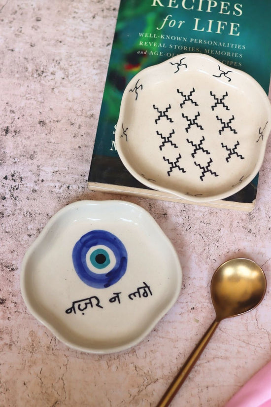 Handmade Crosses & Nazar Handmade Dessert Plate