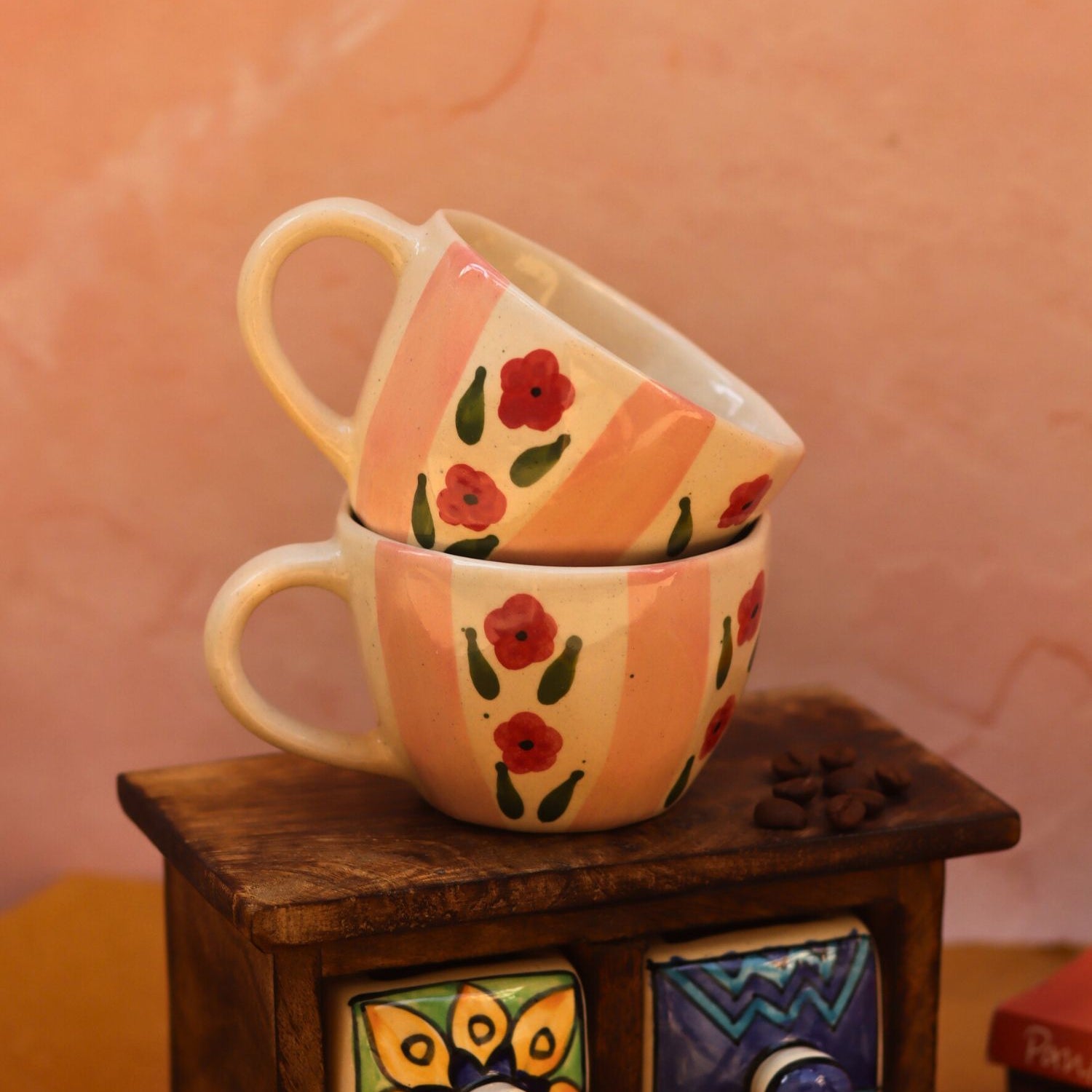 Pastel tulip Mug with premium quality material