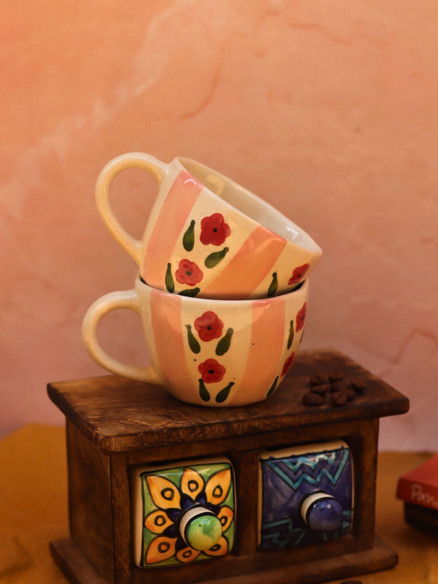 Pastel tulip Mug with premium quality material