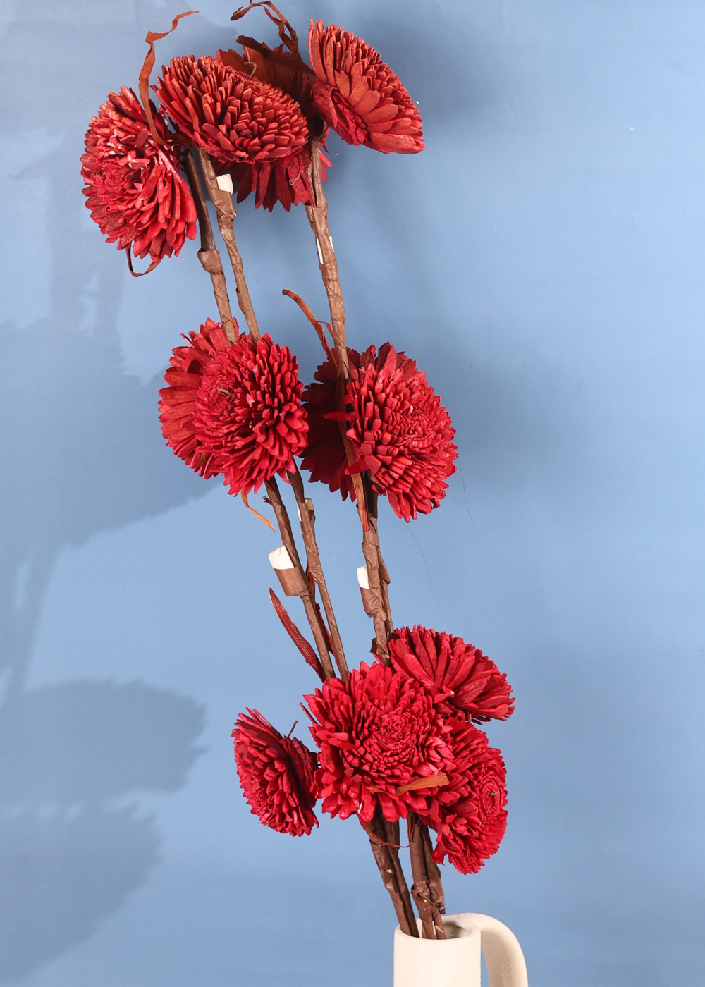 Red dried flower bouquet