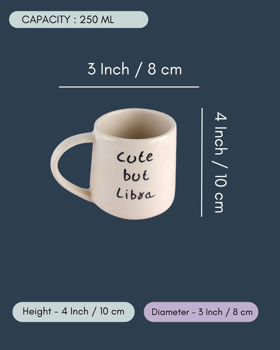 Cute But Libra Mug in a Gift Box