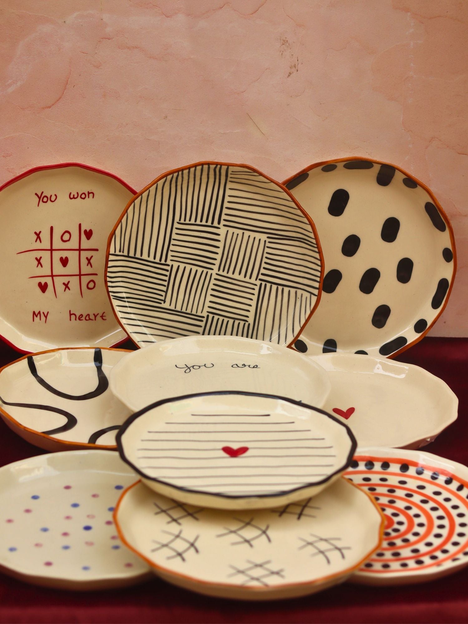 Set of 10 Best selling Snack Plates (For the Price of 7) with premium quality material