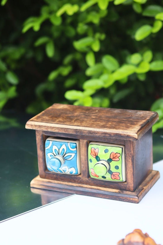 Wooden Decor Drawer – Indie Bloom handmade in India