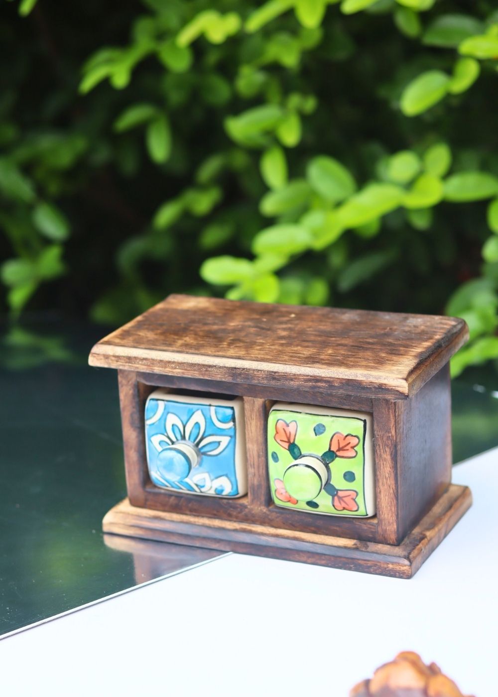 Wooden Decor Drawer – Indie Bloom handmade in India