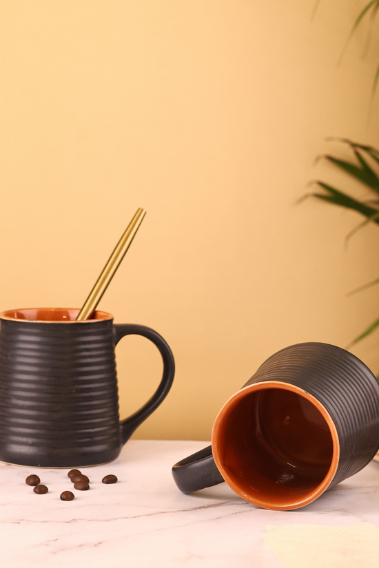 Handmade ceramic coffee mugs 