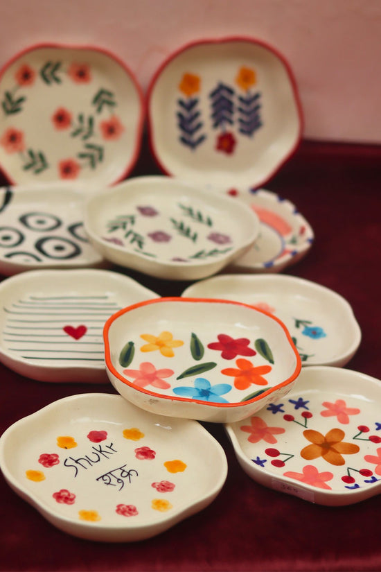 Handmade Set of 10 Best Selling Dessert Plate (For the Price of 7)