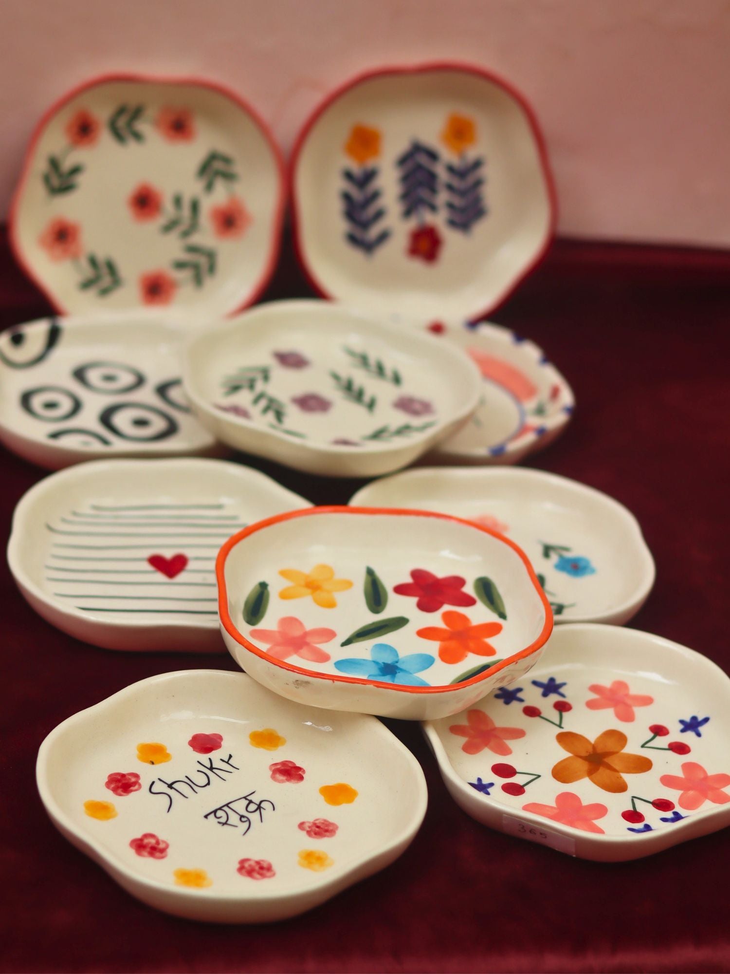 Handmade Set of 10 Best Selling Dessert Plate (For the Price of 7)