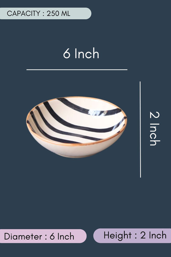 Zebra - Cereal Bowl with size & fit