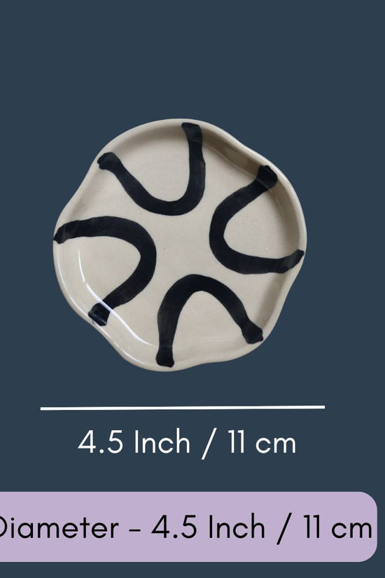 Abstract -  Handmade Dessert Plate