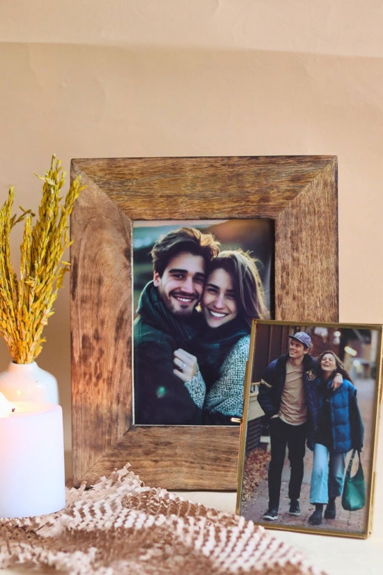 Essential Wooden Frame & Minimal Glass Frame