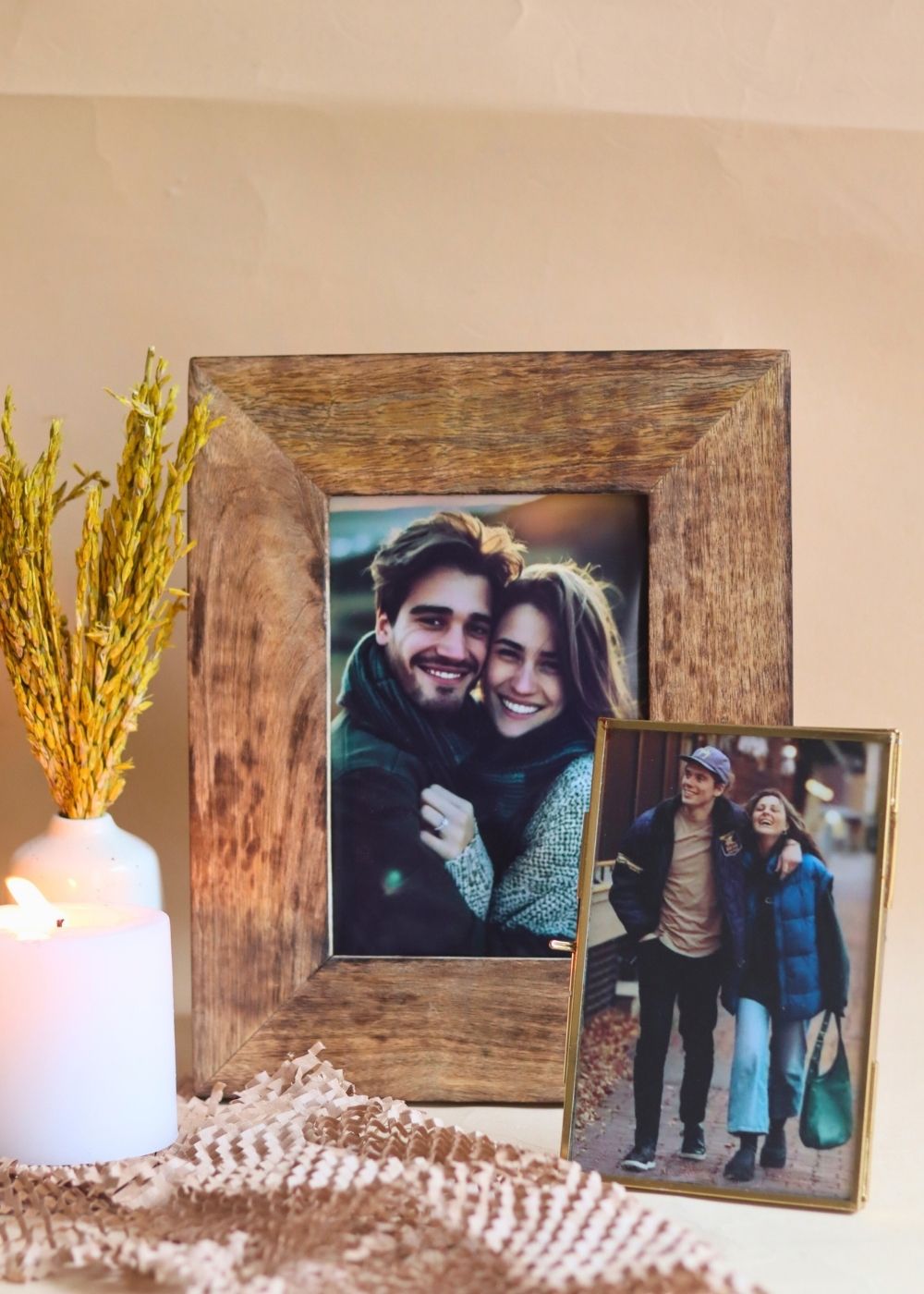 Essential Wooden Frame & Minimal Glass Frame