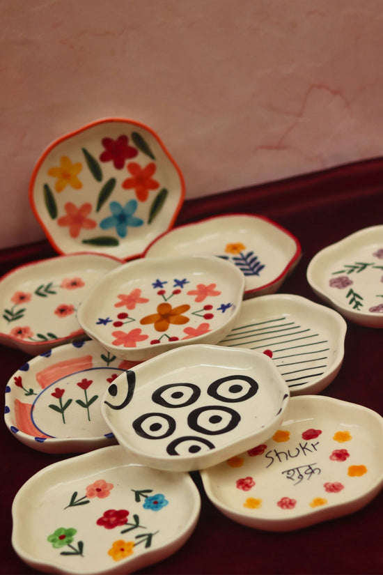 Set of 10 Best Selling Dessert Plate (For the Price of 7) handmade in India
