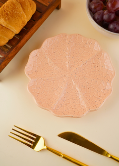 handmade peach cabbage snack plate with premium peach color