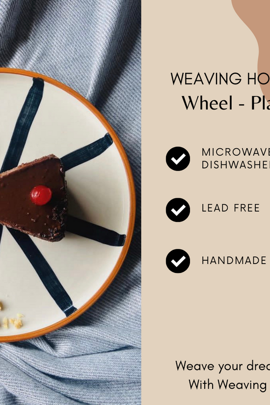Ceramic wheel platter signification