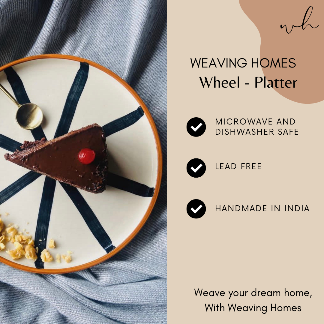 Ceramic wheel platter signification