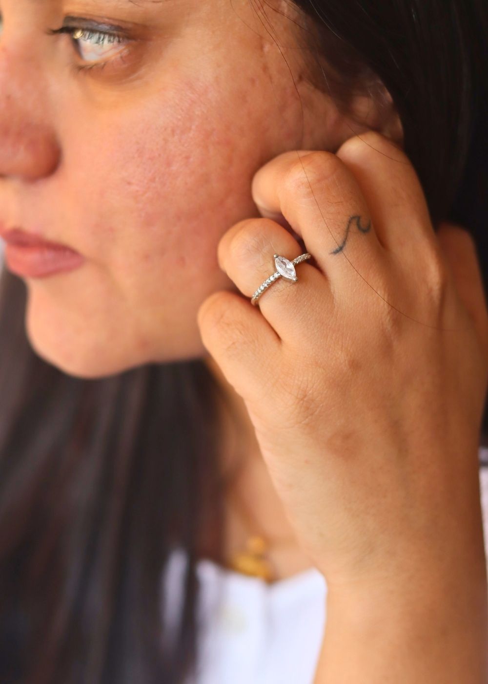Serene Diamond Ring with premium quality material