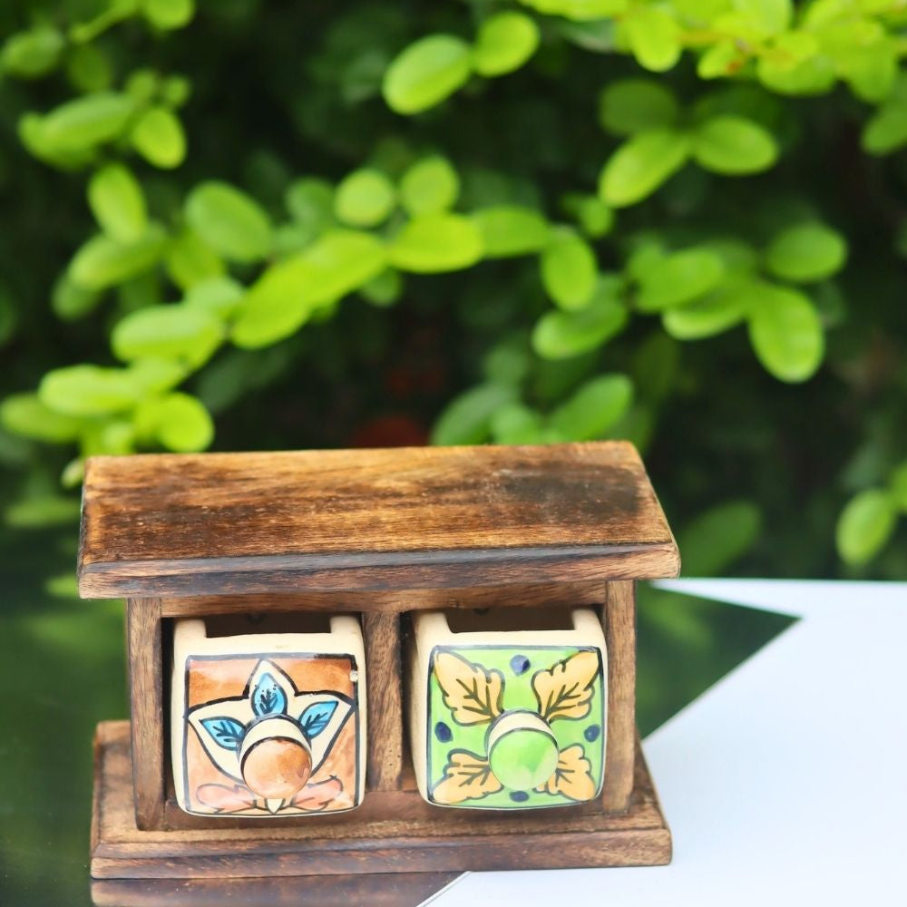 handmade Wooden Decor Drawer – Rustic Bloom