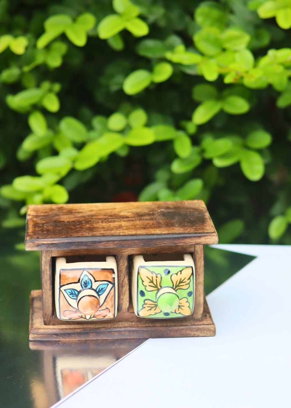 handmade Wooden Decor Drawer – Rustic Bloom