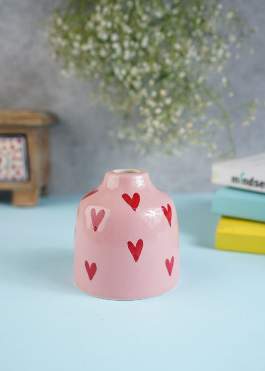 Hearts Bud Vase