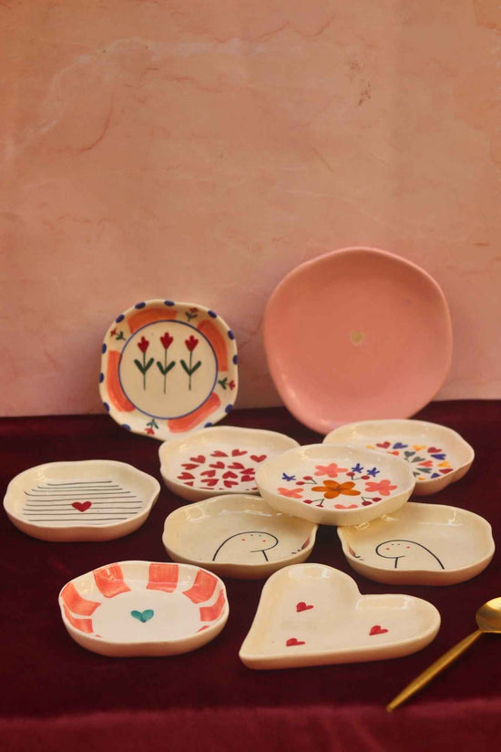 Set of 10 Forever Yours Dessert plates combo (for the price of 7)
