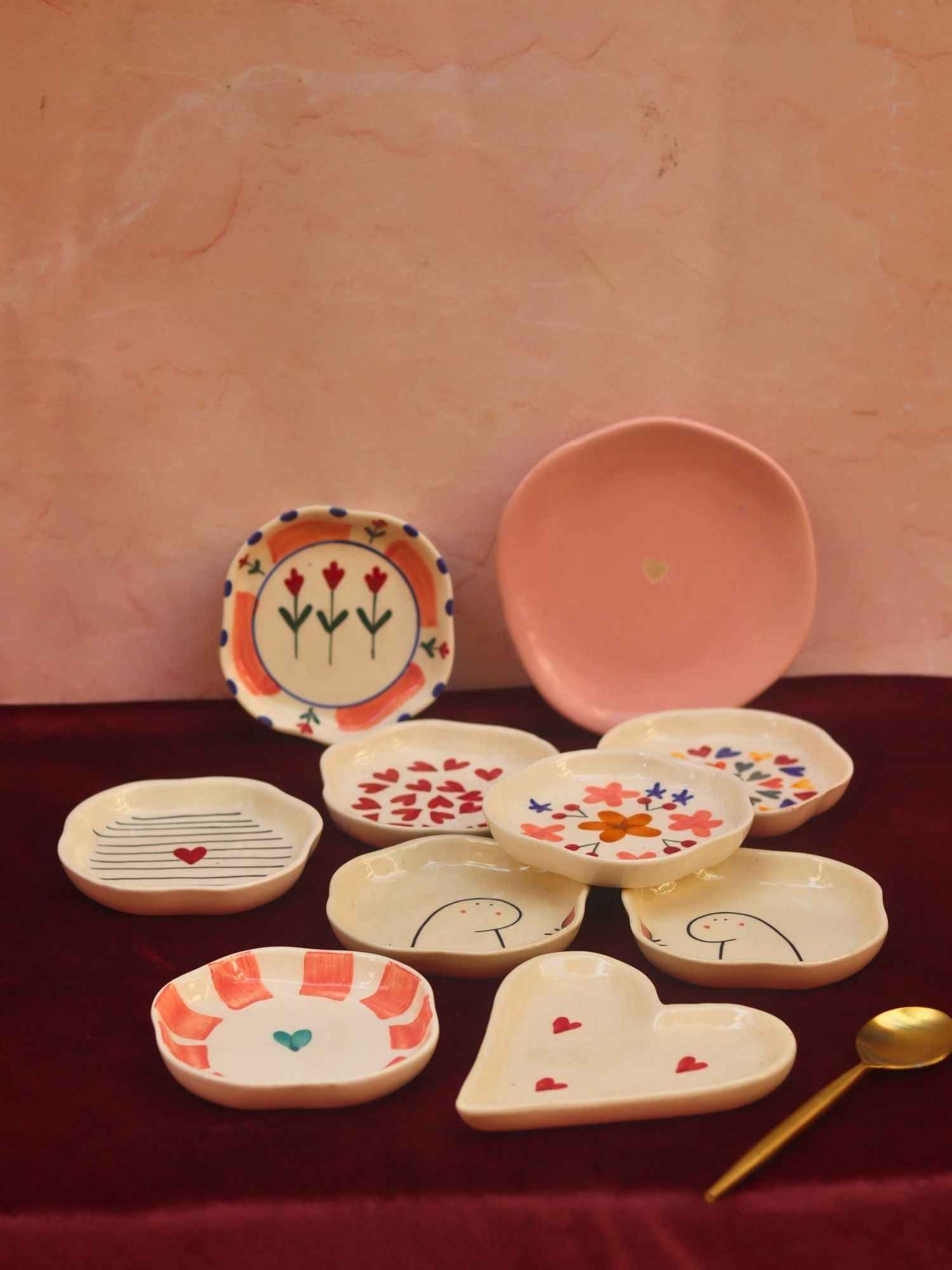 Set of 10 Forever Yours Dessert plates combo (for the price of 7)