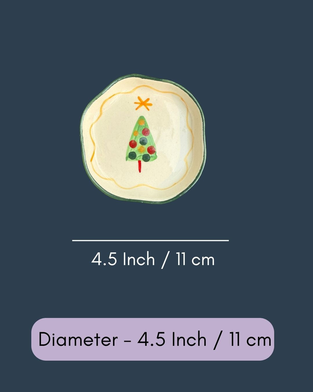 The Xmas Dessert Plate