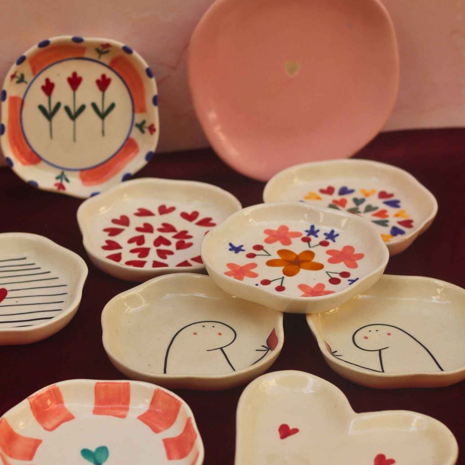 Set of 10 Forever Yours Dessert plates combo (for the price of 7)