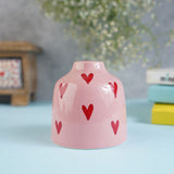 Hearts Bud Vase