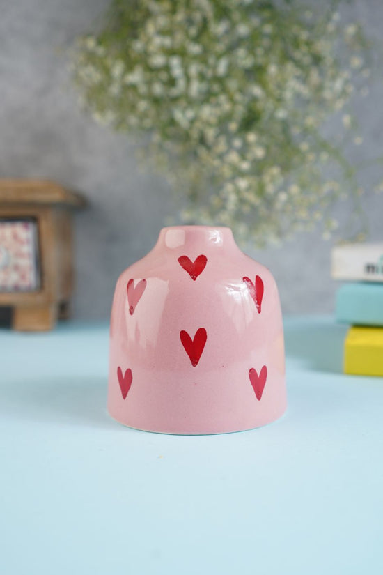 Hearts Bud Vase