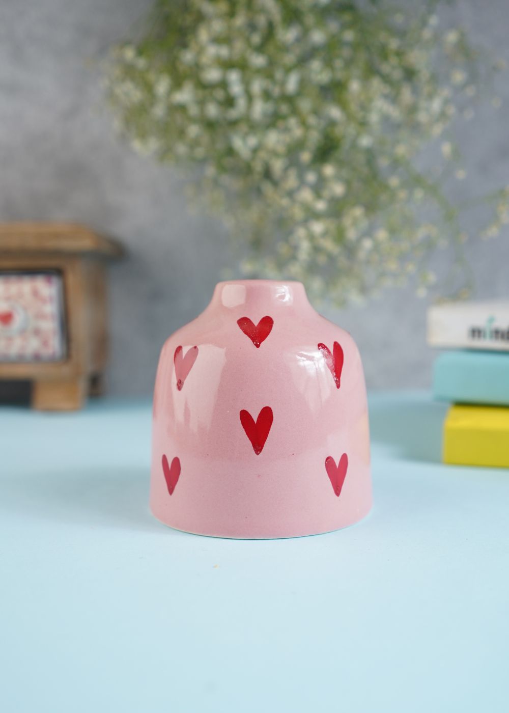 Hearts Bud Vase