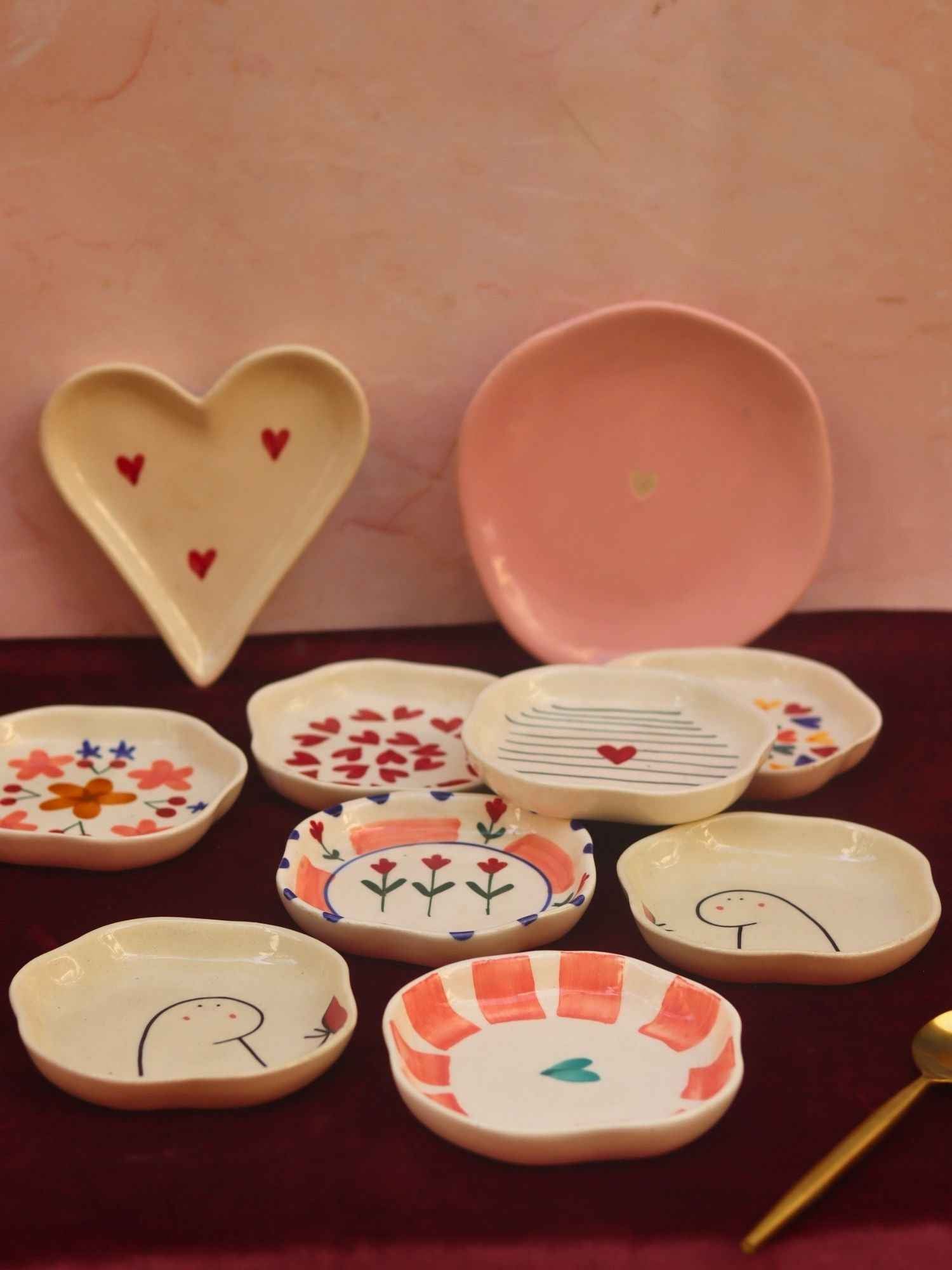 Set of 10 Forever Yours Dessert plates combo (for the price of 7)