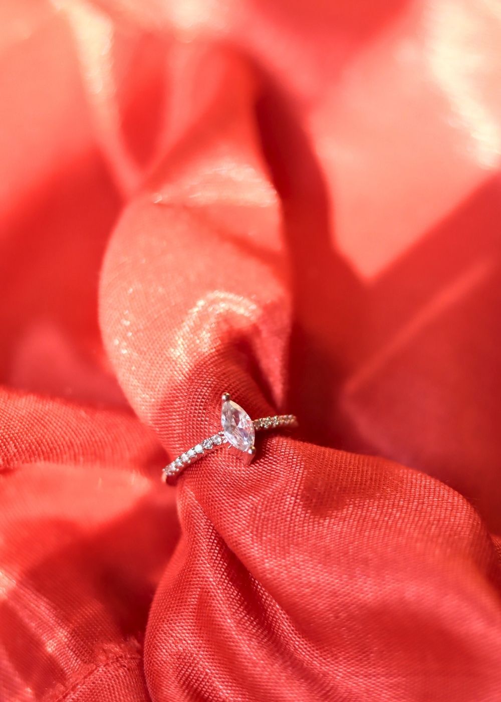 Serene Diamond Ring handmade in India