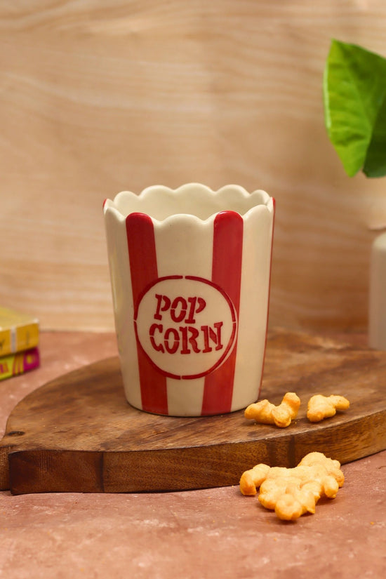 Popcorn Tub - Large handmade in India