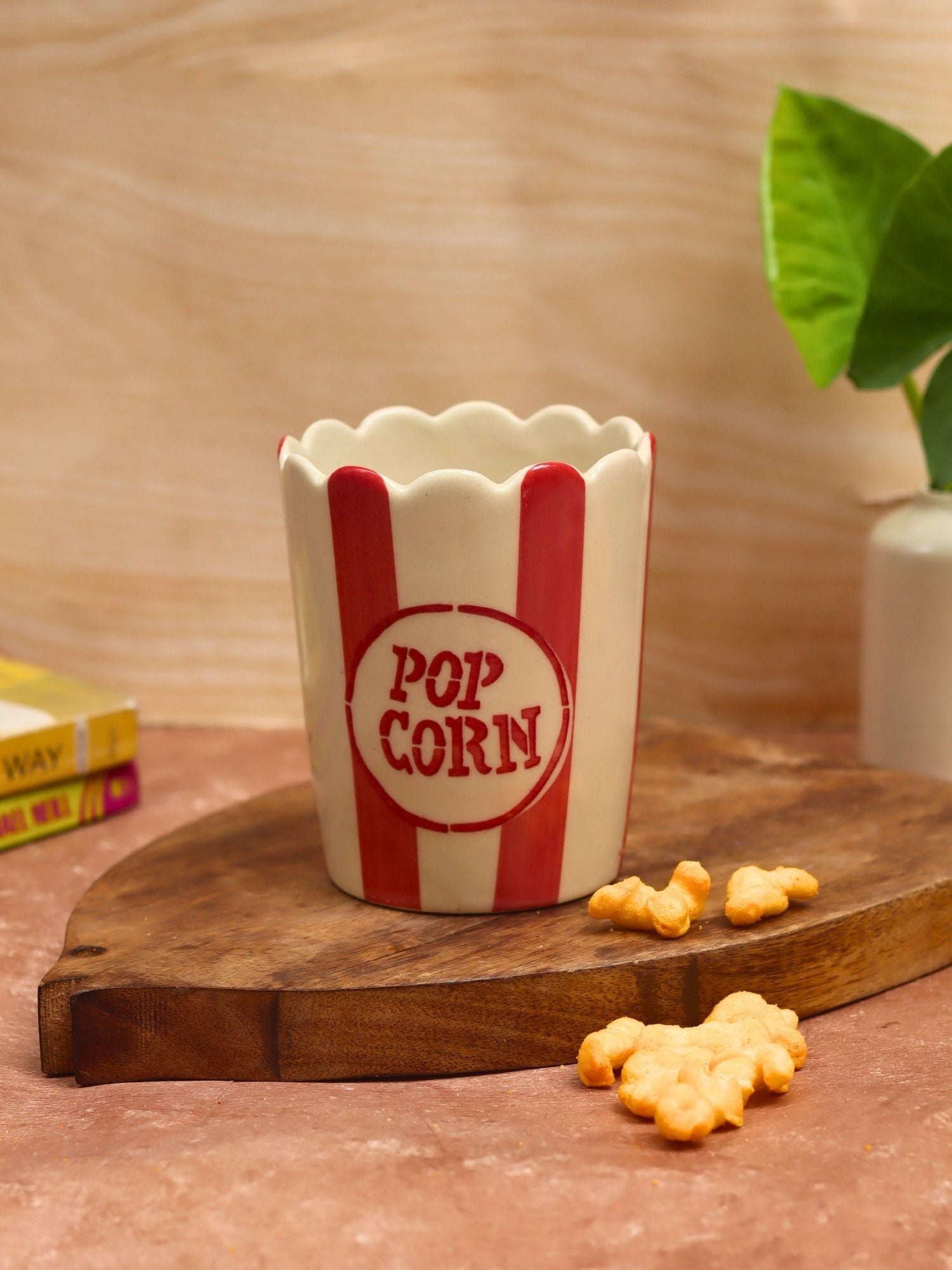 Popcorn Tub - Large handmade in India